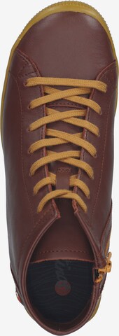 Softinos Lace-Up Ankle Boots in Brown