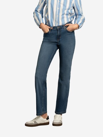 MORE & MORE Wide leg Jeans 'Marlene' in Blue: front