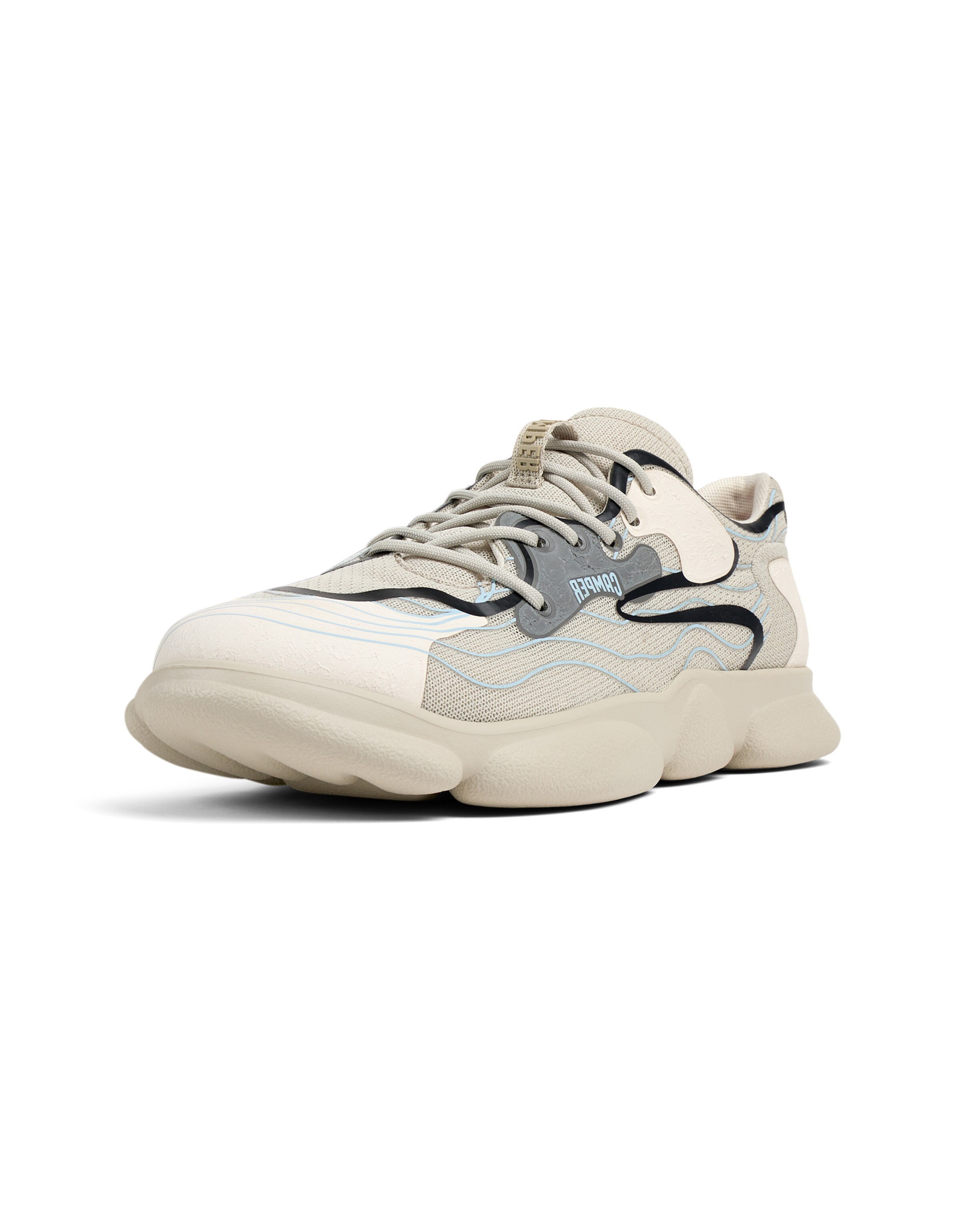 CAMPER Sneaker low 'Karst' in Grau: Vorderseite