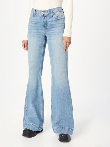 RE/DONE Flared Jeans '70S' in Blauw: voorkant