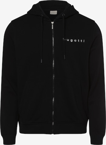 bugatti Zip-Up Hoodie in Blue: front