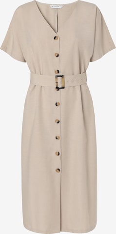 smėlio TATUUM Palaidinės tipo suknelė 'Lorina': priekis