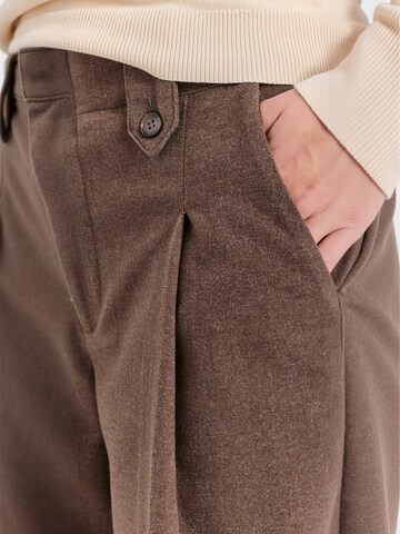 NORR - regular Pantalón ' Mayia ' en marrón: frente