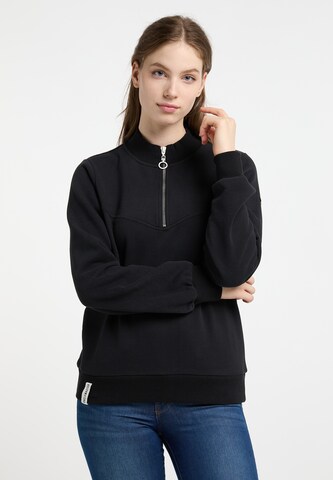 DreiMaster Maritim Sweatshirt 'Bridgeport' i svart: framsida