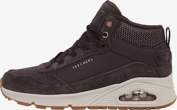 SKECHERS Korkeavartiset tennarit 'Uno' värissä sininen: etupuoli