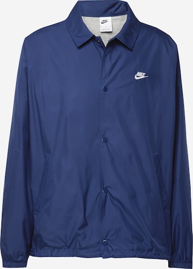 Nike Sportswear Tussenjas 'Club Coaches' in de kleur Navy / Wit, Productweergave