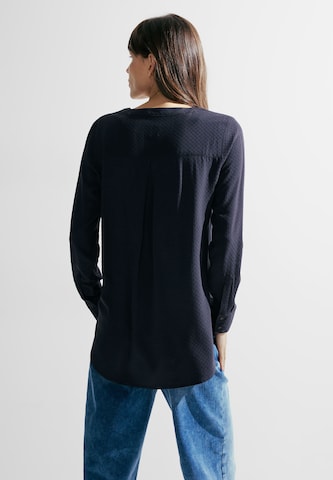 CECIL Blouse 'Dobby' in Blue