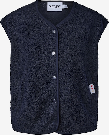 Gilet 'PCKATTY' di PIECES in blu: frontale