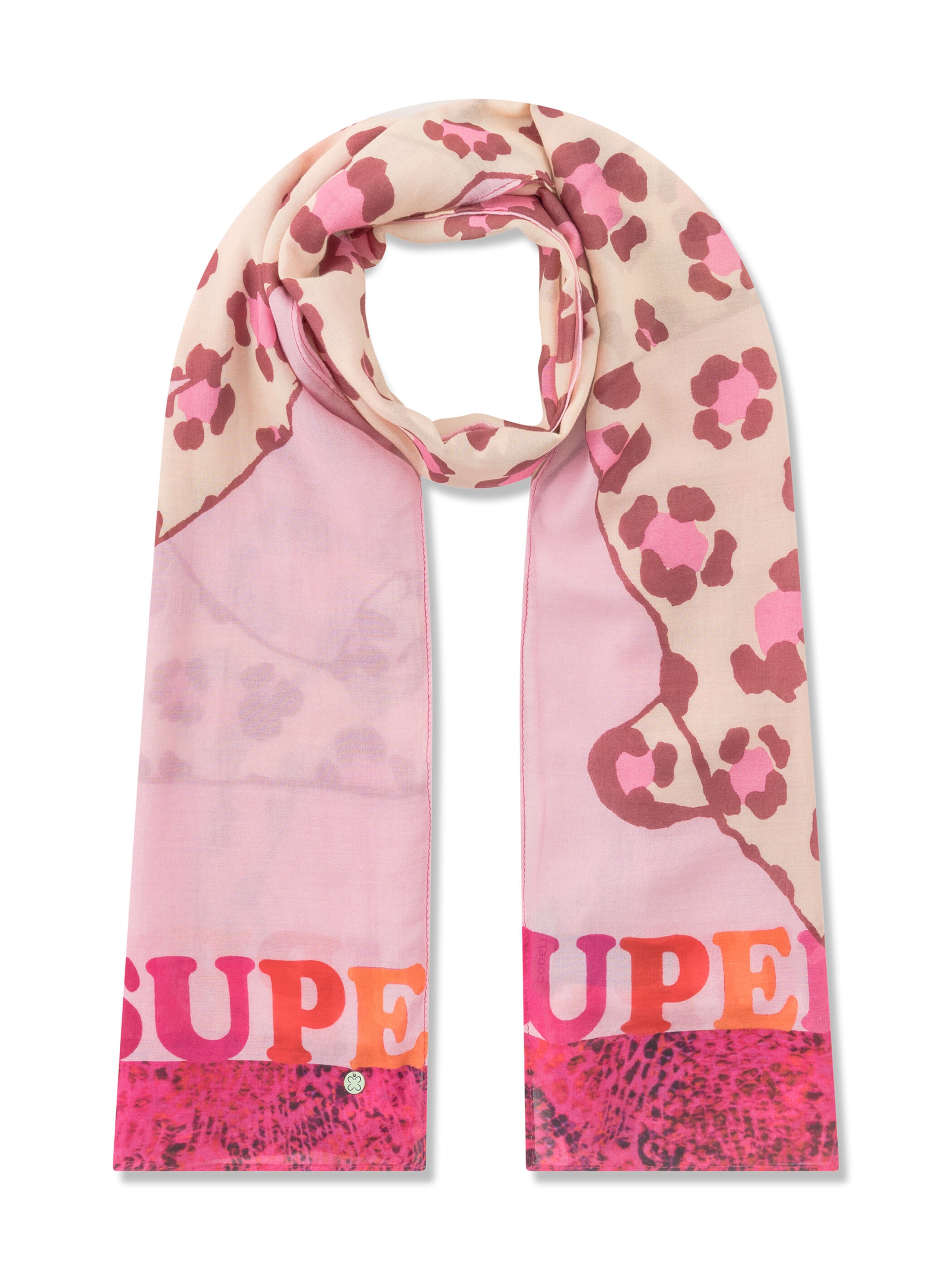 Écharpe CODELLO en rose