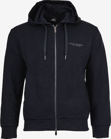 ARMANI EXCHANGE Sweatvest in Blauw: voorkant