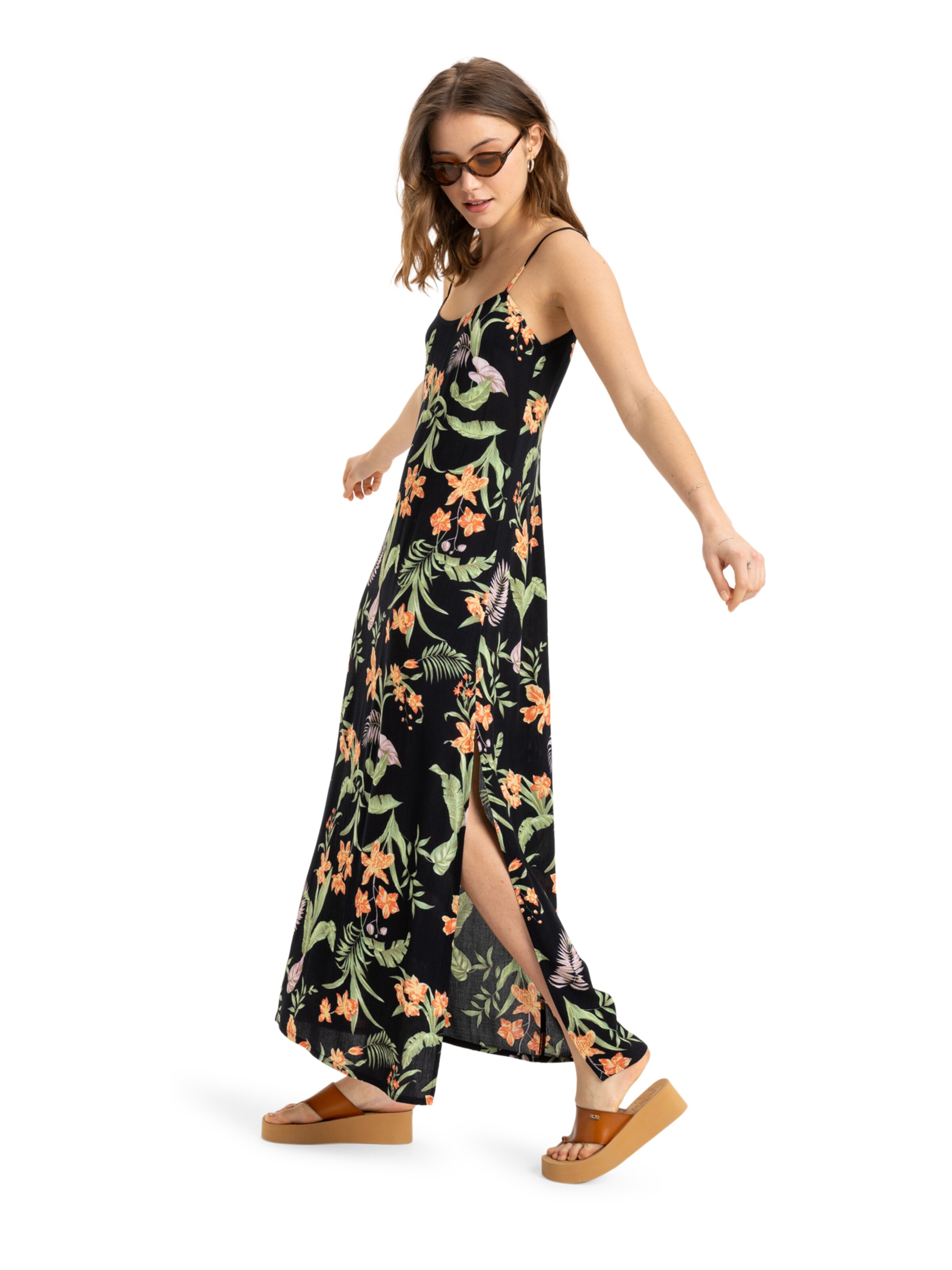 Robe 'Rainbow Shores' ROXY en gris