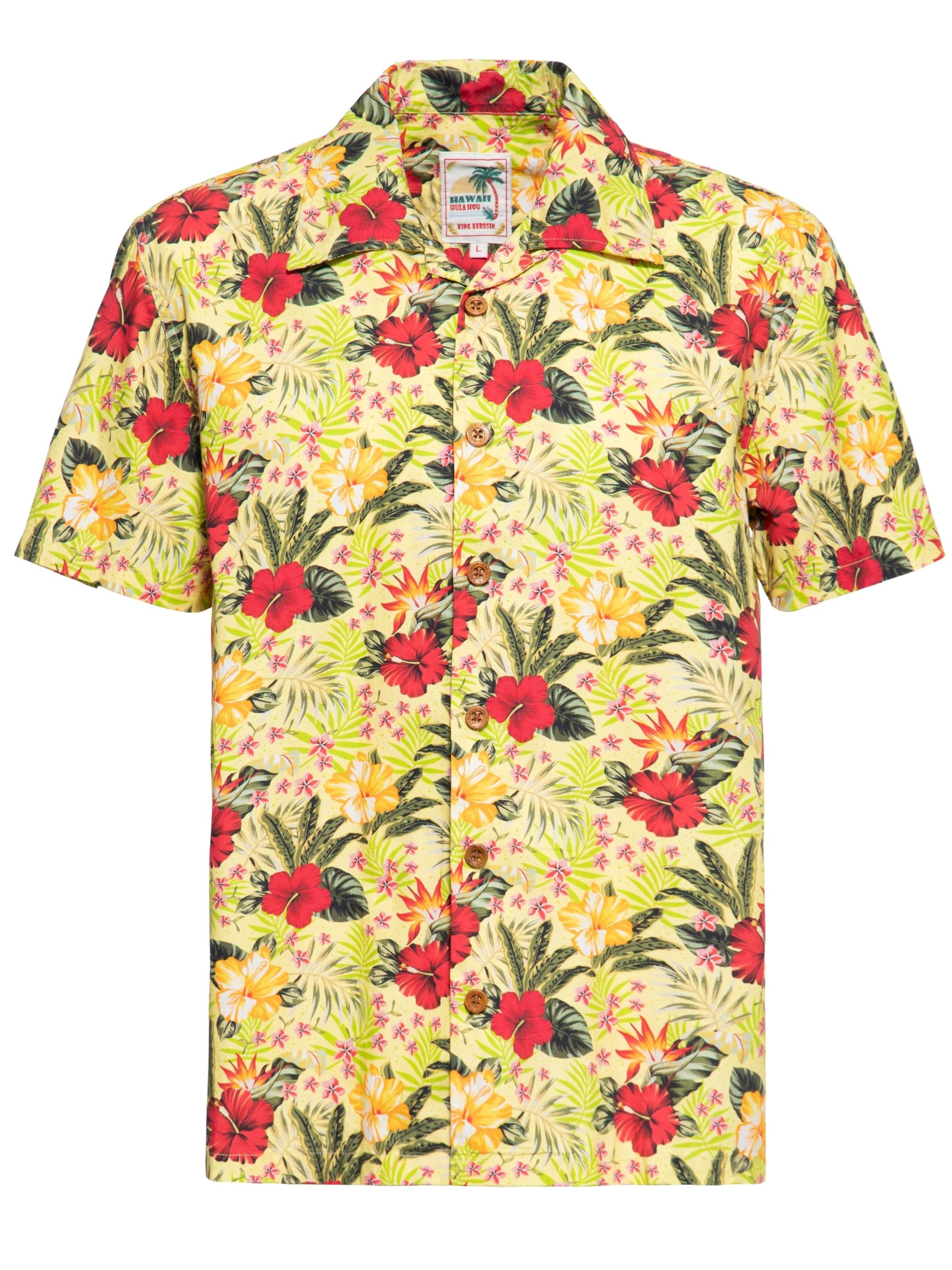 King Kerosin Hemd‌‌‌‌‌‌‌‌‌ in Gelb: Vorderseite