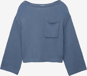 Pull&BearPulover - plava boja: prednji dio