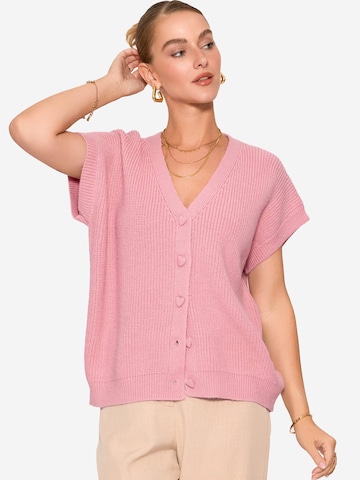 SASSYCLASSY Weste‌‌ in Pink: Vorderseite