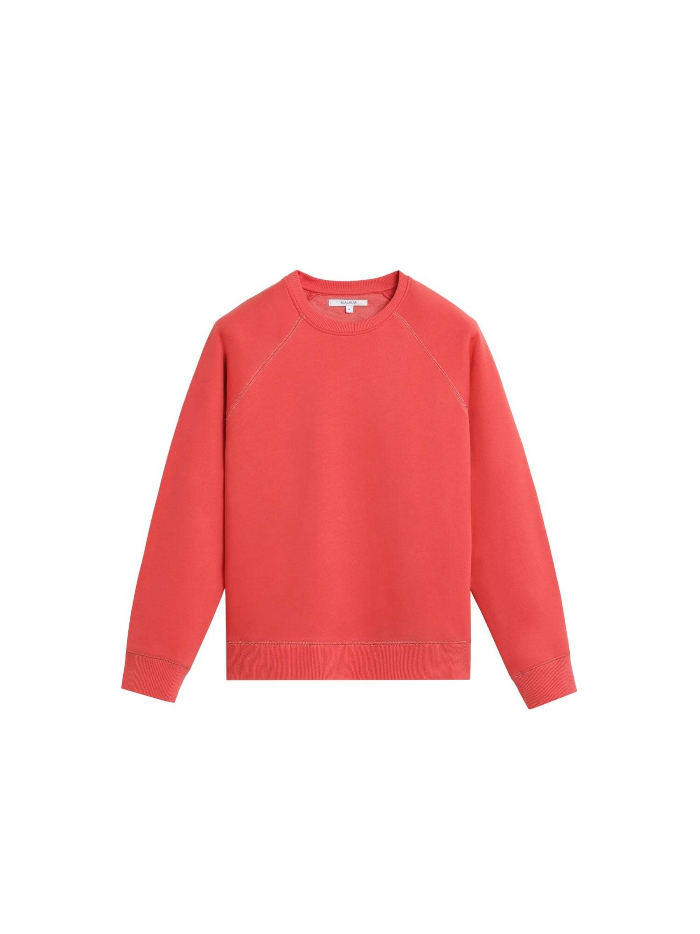 Scalpers Sweatshirt i beige / ljusröd, Produktvy