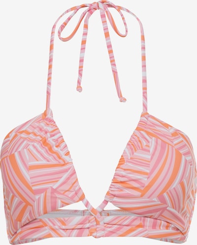 LSCN by LASCANA Bikinitop in orange / pink / rosa / weiß, Produktansicht