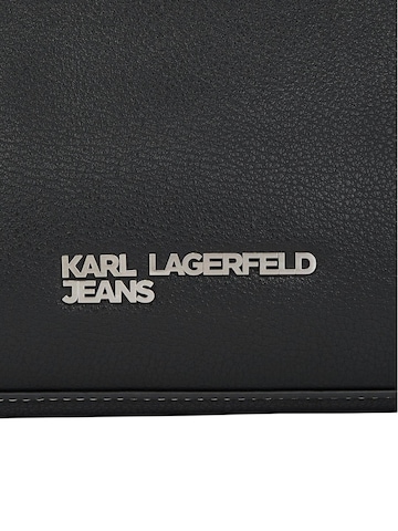 KARL LAGERFELD JEANS Shoulder bag 'KLJ Metal Logo Sm Shoulder Bag A3W30011' in Black