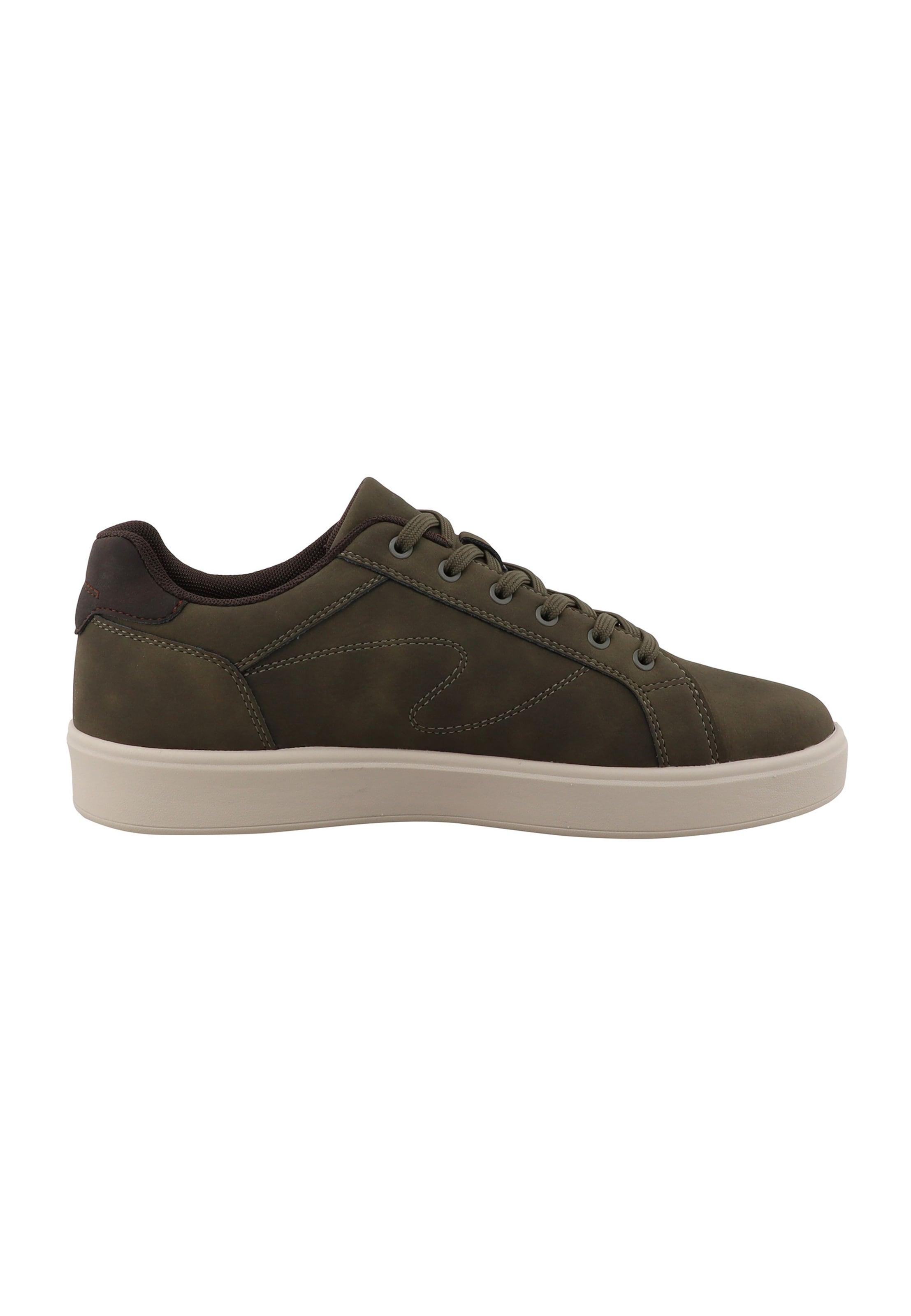 TOM TAILOR Sneakersy niskie w kolorze zielony: przód