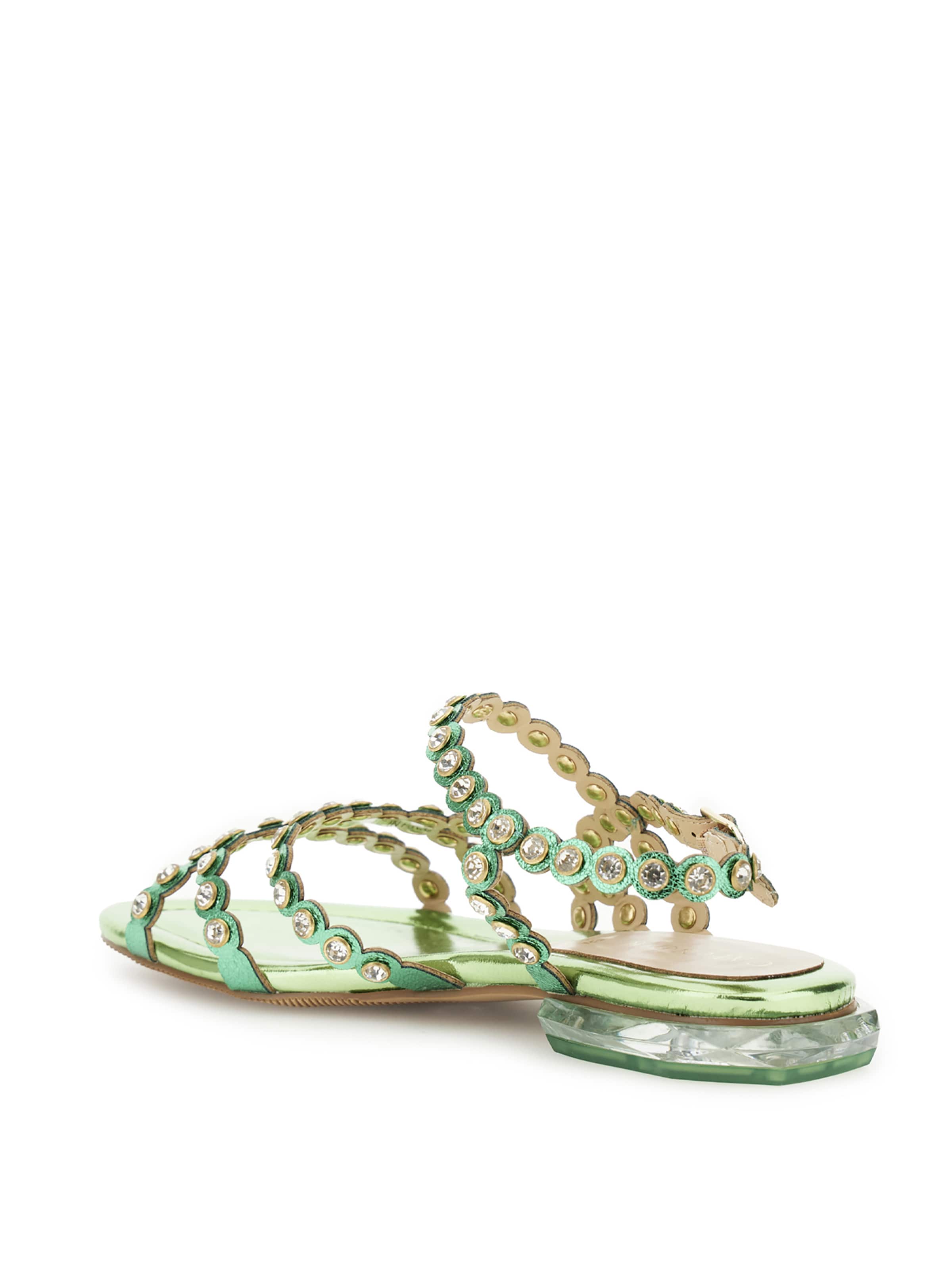 Sandalo con cinturino di CAFè NOIR in verde