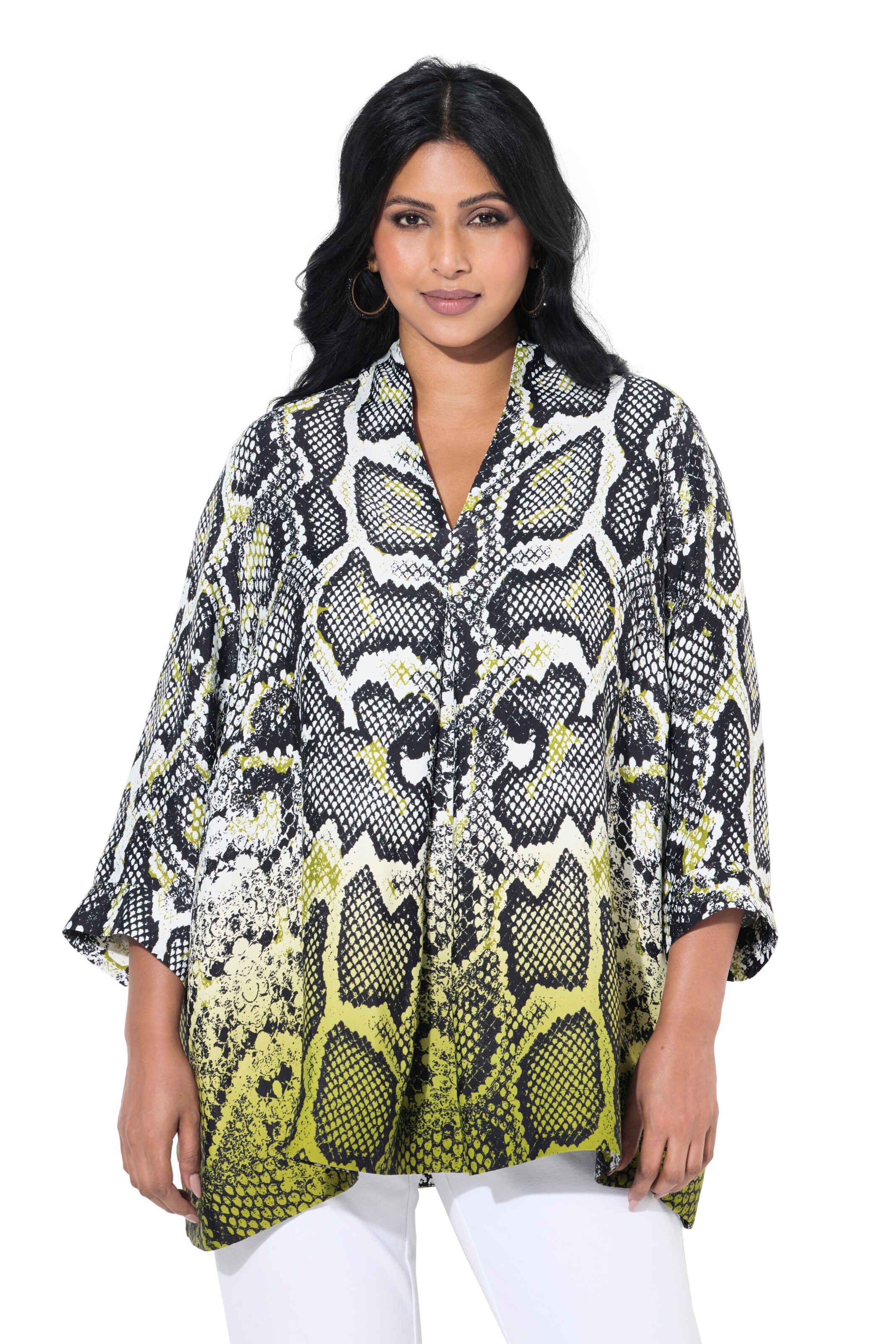 Ulla Popken Jacke in Schwarz: Vorderseite