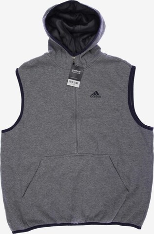 ADIDAS PERFORMANCE Kapuzenpullover XL in Grau: predná strana