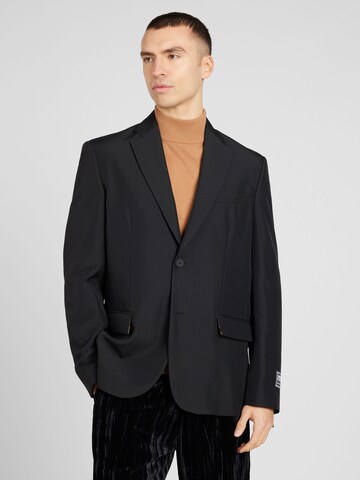 Versace Jeans Couture Regular fit Colbert in Zwart: voorkant