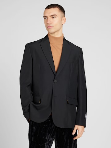 Regular fit Sacou de la Versace Jeans Couture pe negru: față