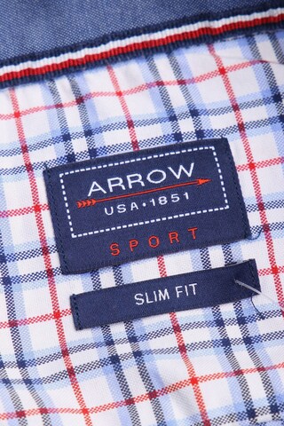ARROW Button Up Shirt in XS in Blue
