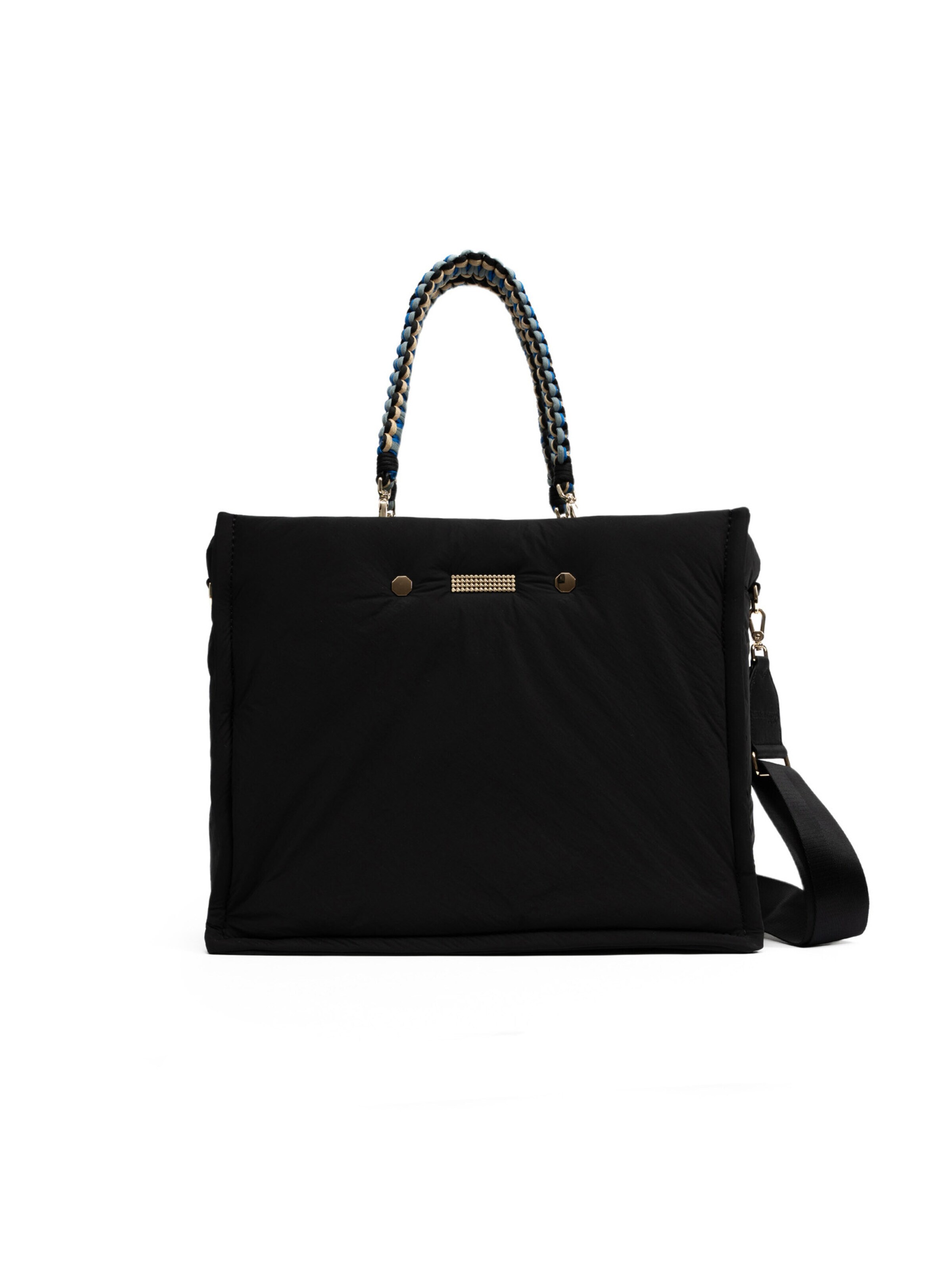 Clio Handbag 'FLEX NYLON' in Black: front