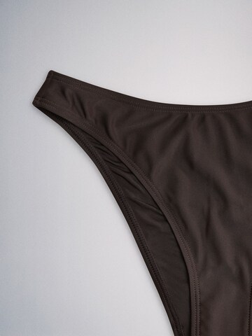 The Set Долнище на бански тип бикини в кафяво