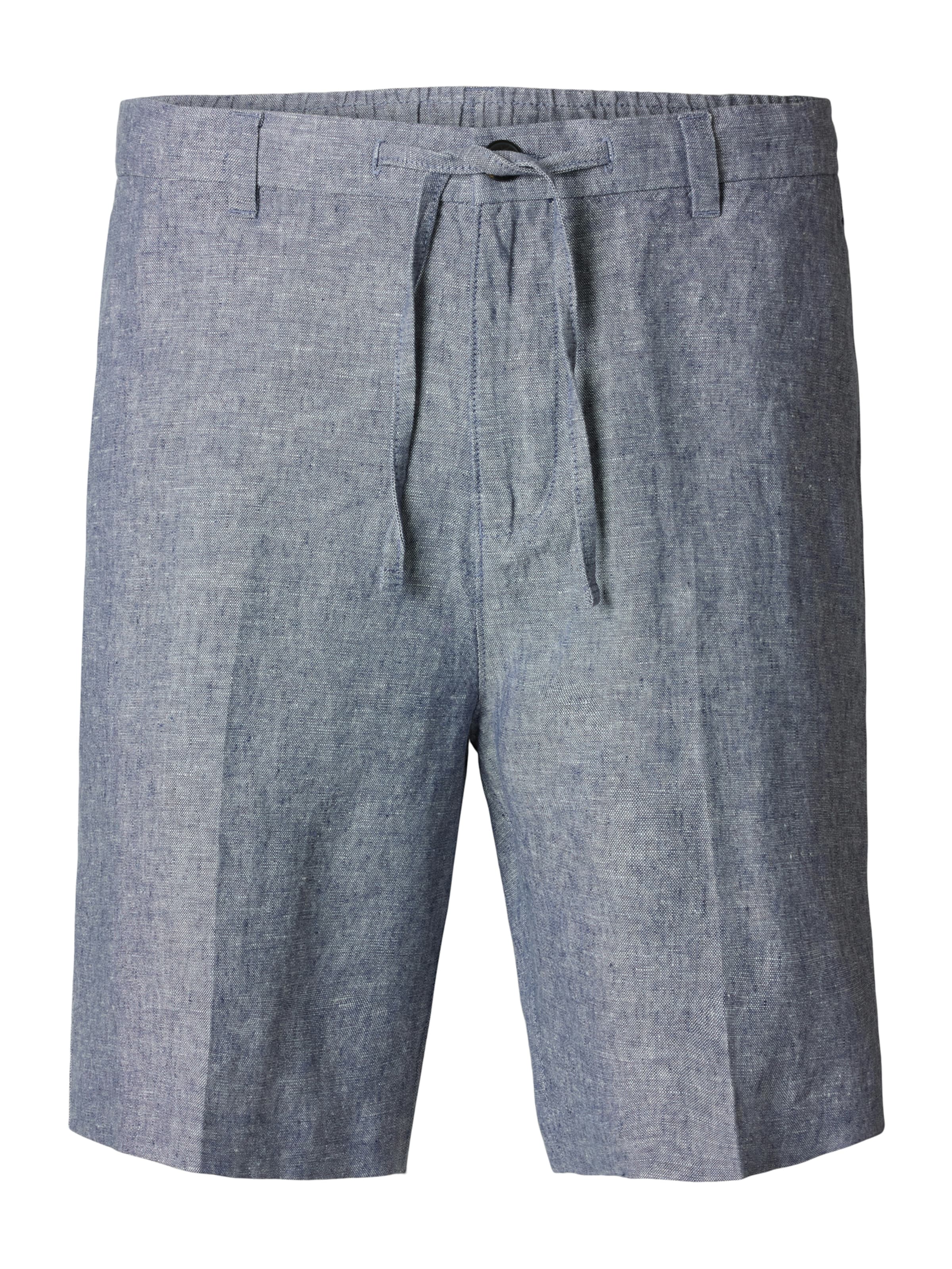 SELECTED Regular Pleated Pants 'SLHLEROY' in Blue: front