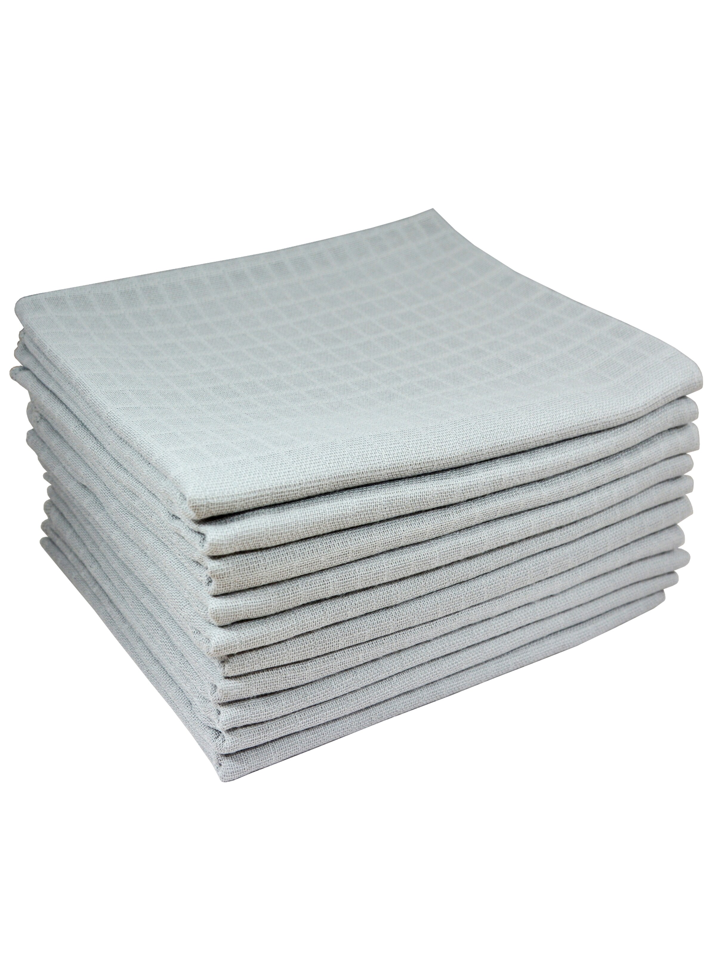 M.M.C. Baby Blanket 'Mullwindel Unifarben' in Grey: front