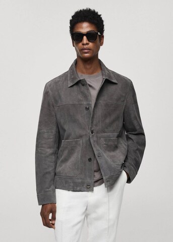 MANGO MAN Between-Season Jacket in Grey: front