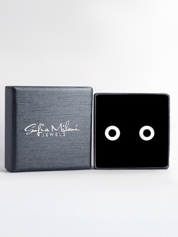 Sofia Milani Ohrringe 'Circle'‌‌‌ in Silber