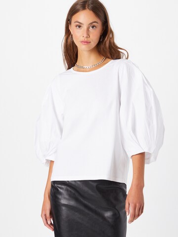 Essentiel Antwerp - Camisa 'Apero' em branco: frente