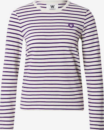 WOOD WOOD Shirt 'Moa' in Purple: front