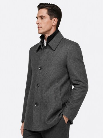 ALLTHEMEN Wintermantel 'Raureif'‌ in Grau
