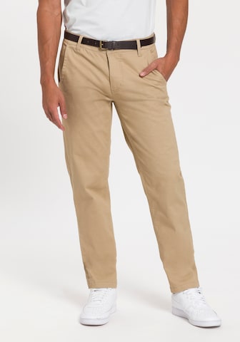 BRUNO BANANI Regular Chinohose in Beige: predná strana