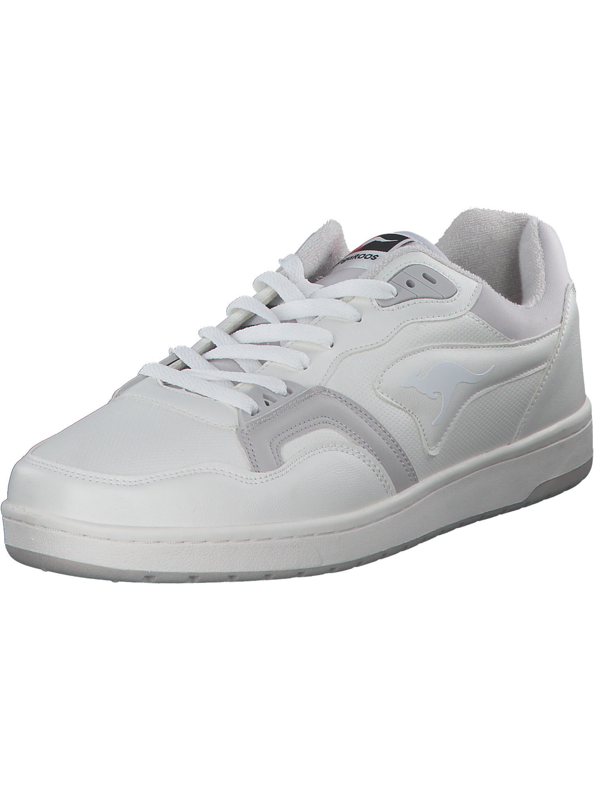 Baskets basses 'K-Slam Point 80018' KangaROOS en blanc : devant