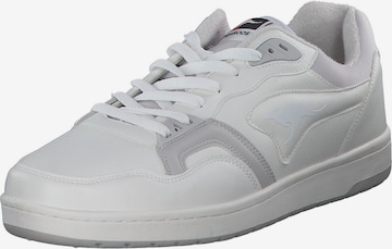 KangaROOS Sneakers laag 'K-Slam Point 80018' in Wit: voorkant