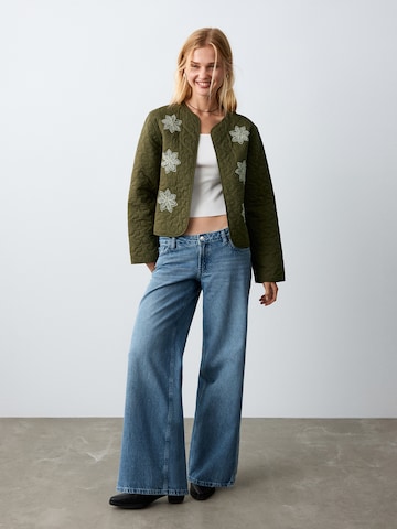 MANGO TEEN Φθινοπωρινό και ανοιξιάτικο μπουφάν 'NADIA' σε πράσινο