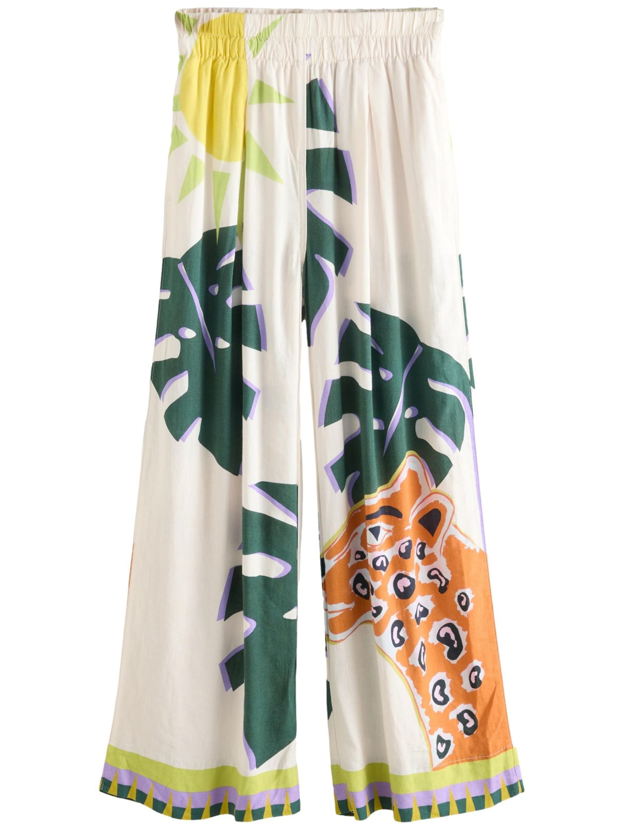 balta Next Plačios klešnės Kelnės: priekis