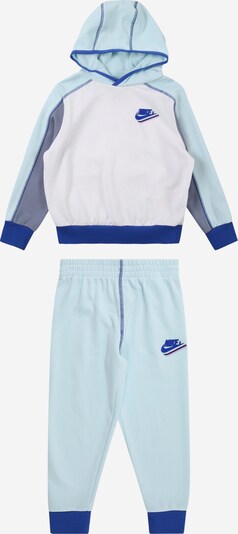 Nike Sportswear Survêtement 'REIMAGINE' en bleu / bleu-gris / bleu clair / blanc, Vue avec produit