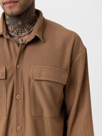 Dandalo Comfort fit Button Up Shirt 'Uberto' in Beige