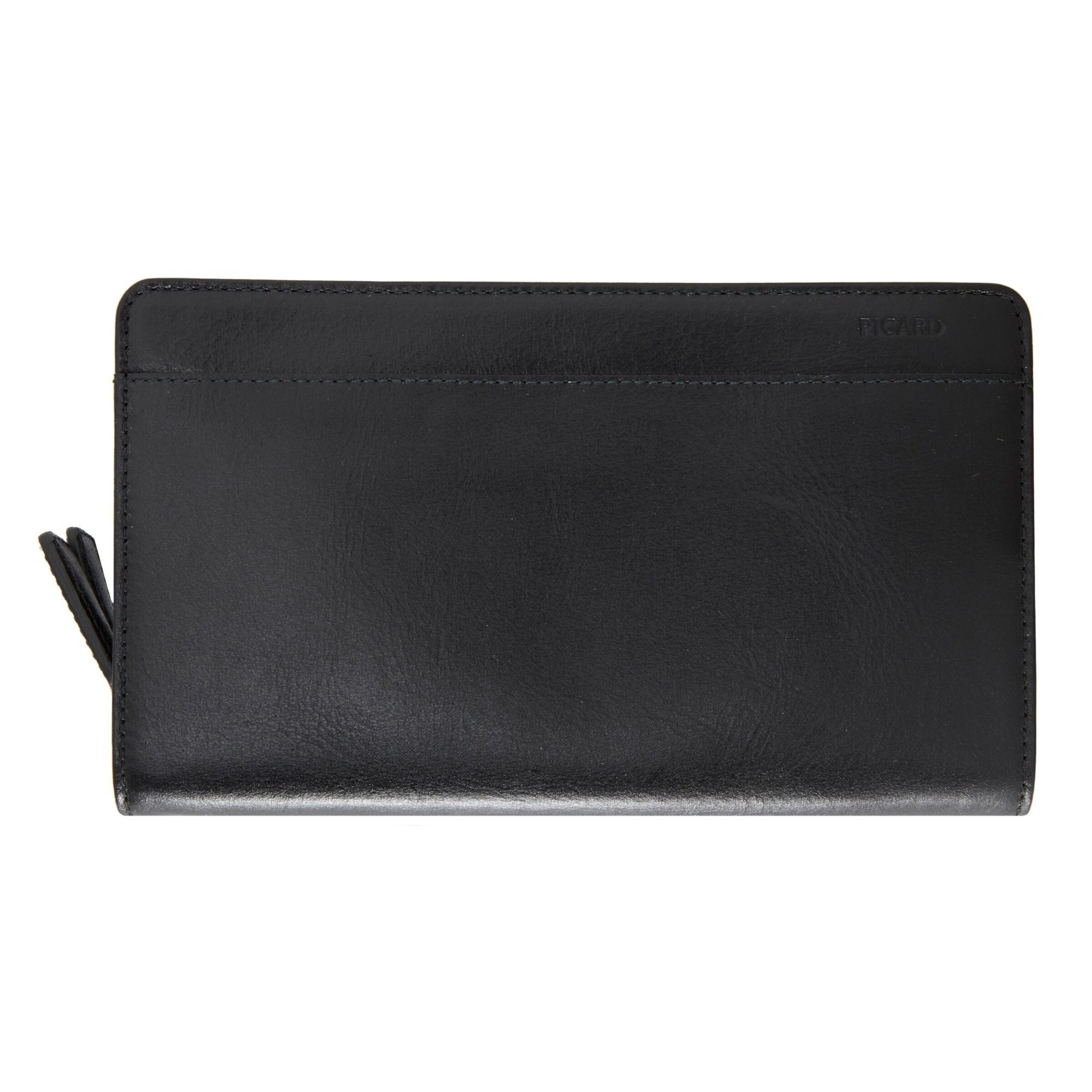 Picard Portemonnaie 'Buddy' in Schwarz: Vorderseite