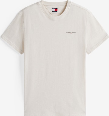 T-Shirt Tommy Jeans en beige : devant