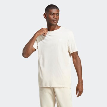 ADIDAS ORIGINALS - Camisa 'Trefoil Essentials' em branco: frente
