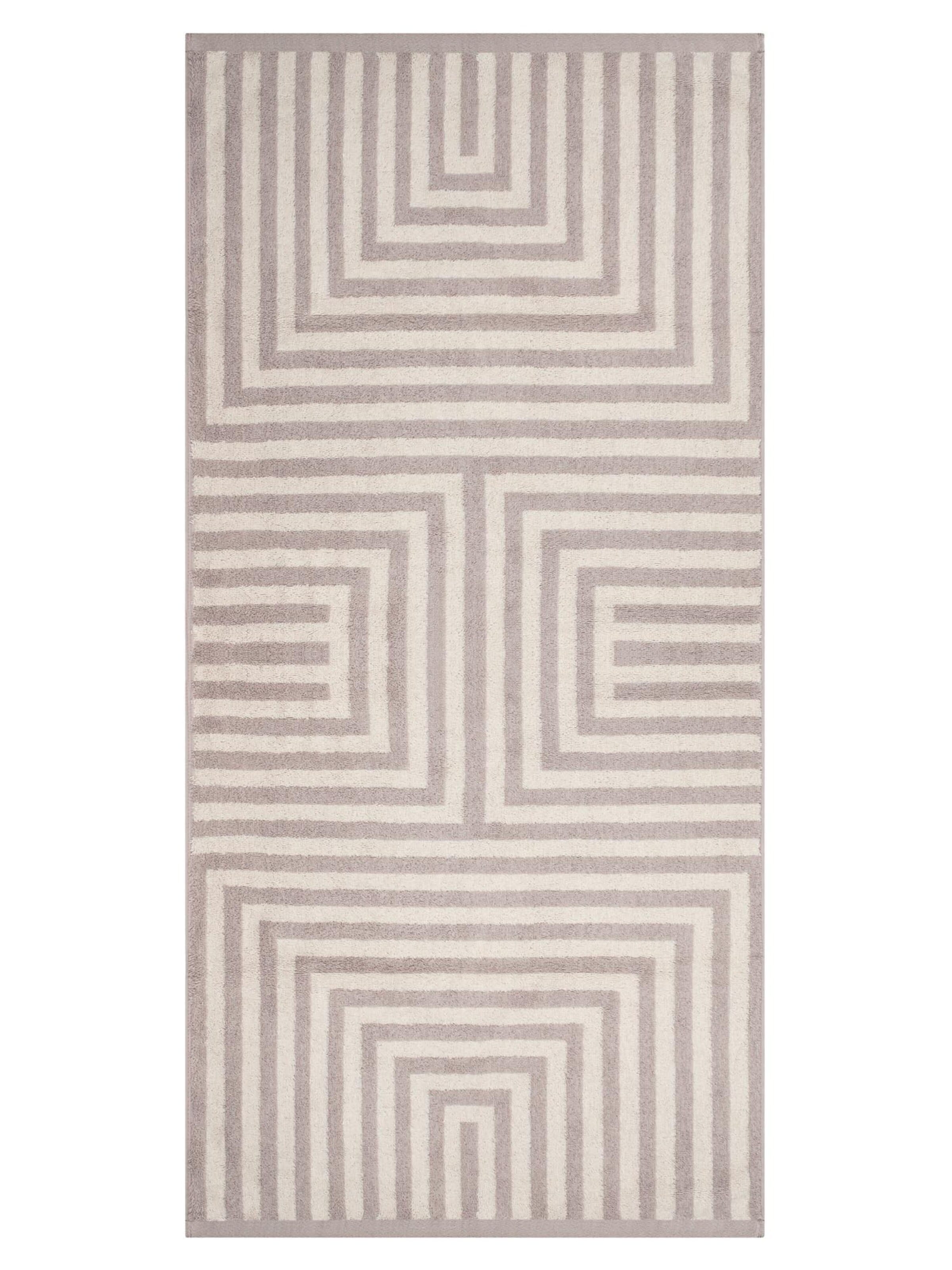 ROSS Handtuch 'Grafik'‌‌‌‌‌‌‌‌‌ in Beige