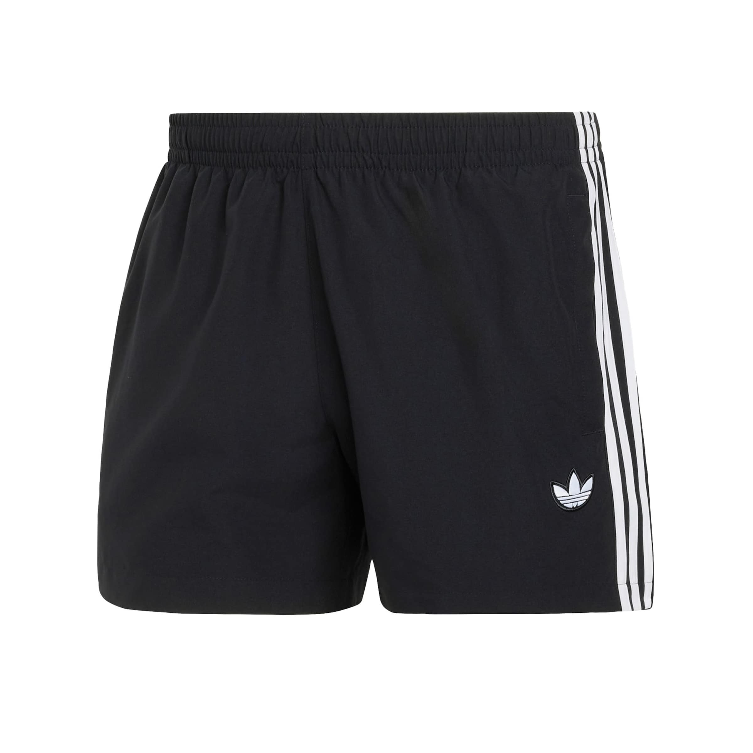 ADIDAS ORIGINALS - Calções de banho em preto: frente