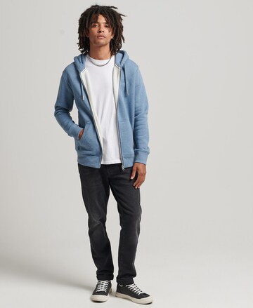 Superdry Zip-Up Hoodie in Blue